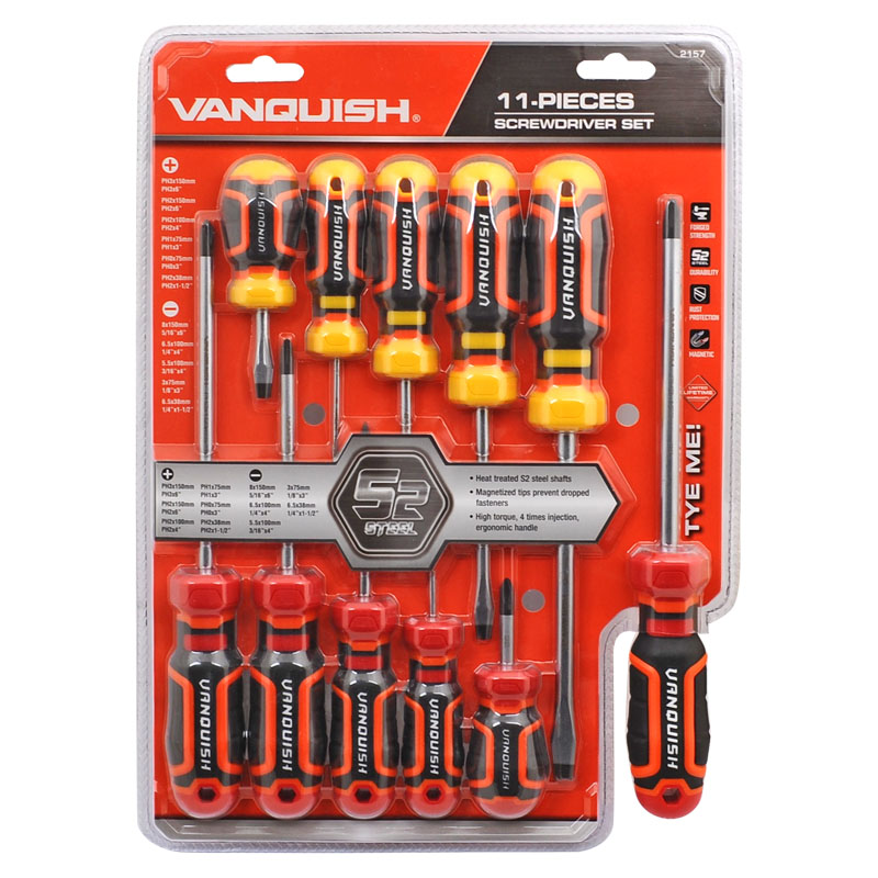 11-PIECE SCREWDRIVER SET